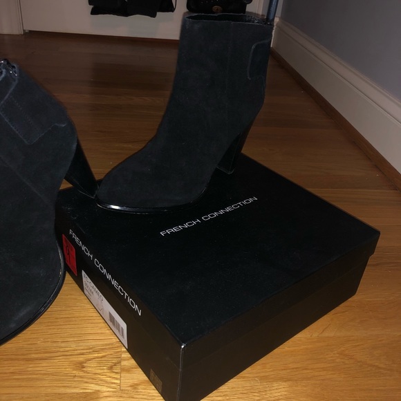 Black French Connection suede heels - Picture 6 of 7